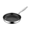 Frying Pan Household 304 Stainless Steel Induction Cooker Kitchenware Three-layer Steel- for testing